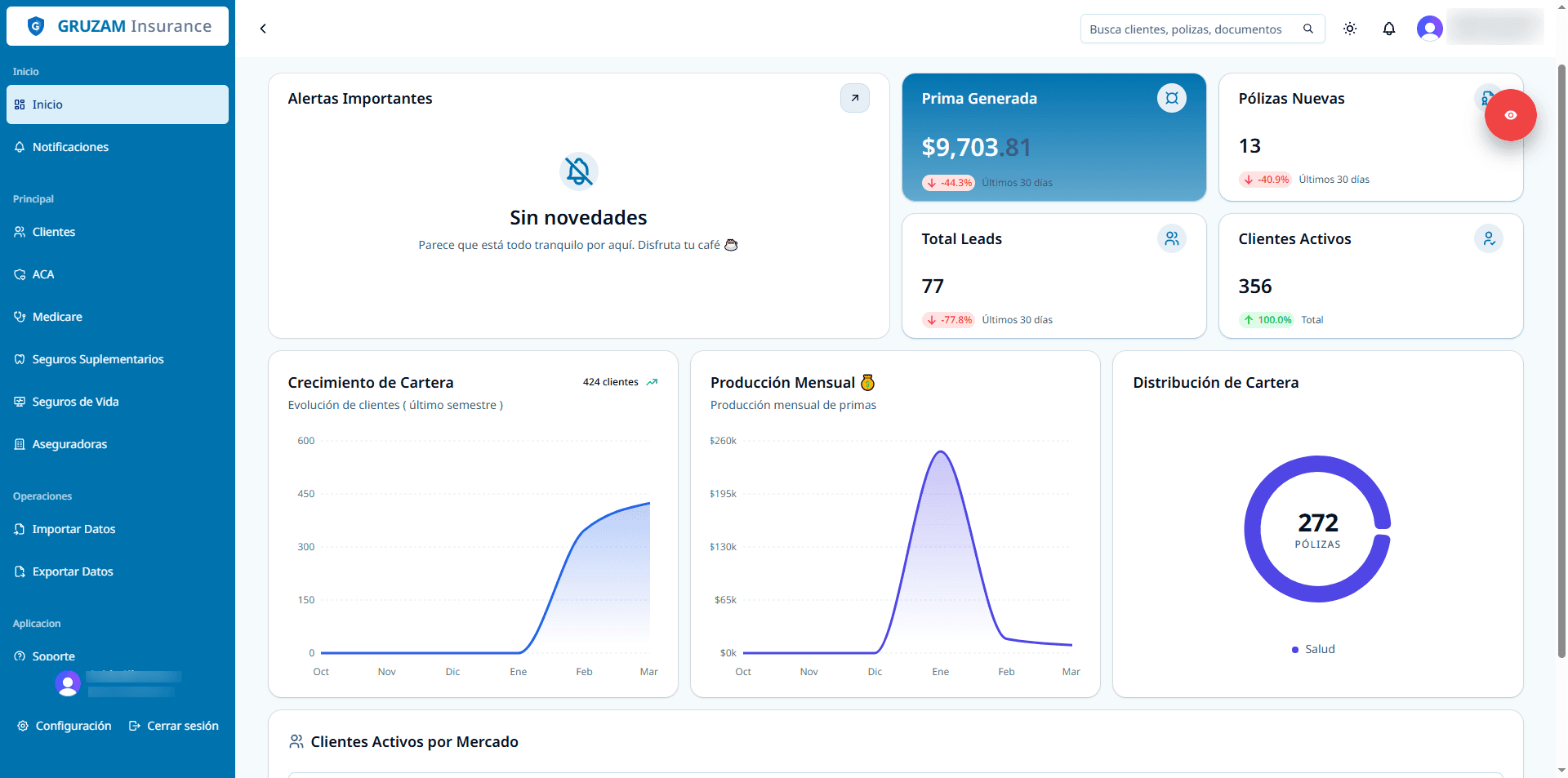 Gruzam Insurance CRM